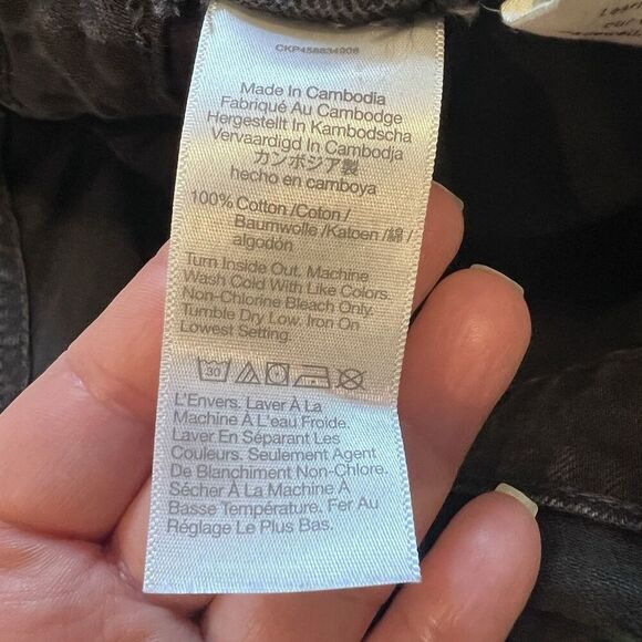 Madewell Straight Leg Overalls Luna Wash Black Denim Size XS Cotton Casual - Picture 7 of 10